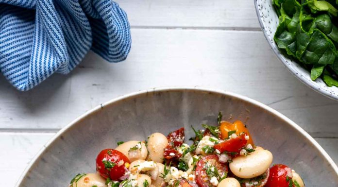 Dicke-Bohnen-Salat nach griechischer Art