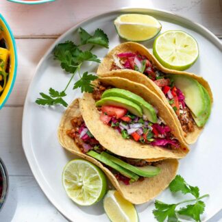 Linsen Tacos vegan