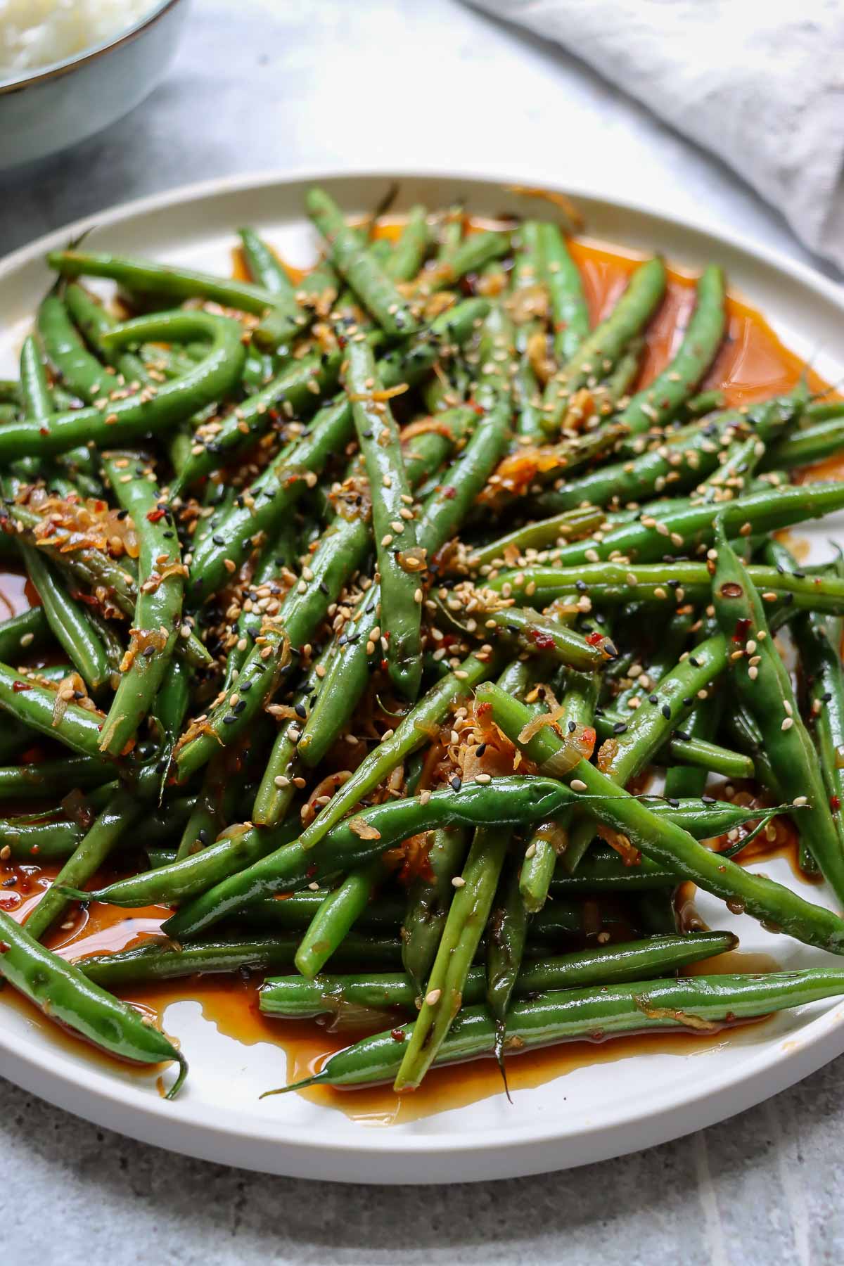 Asian Style Stir-Fried Green Beans | Recipe | Elle Republic