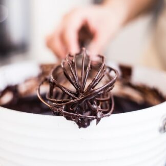 Veganes Backen, Schokoladenteig mit Rührbesen