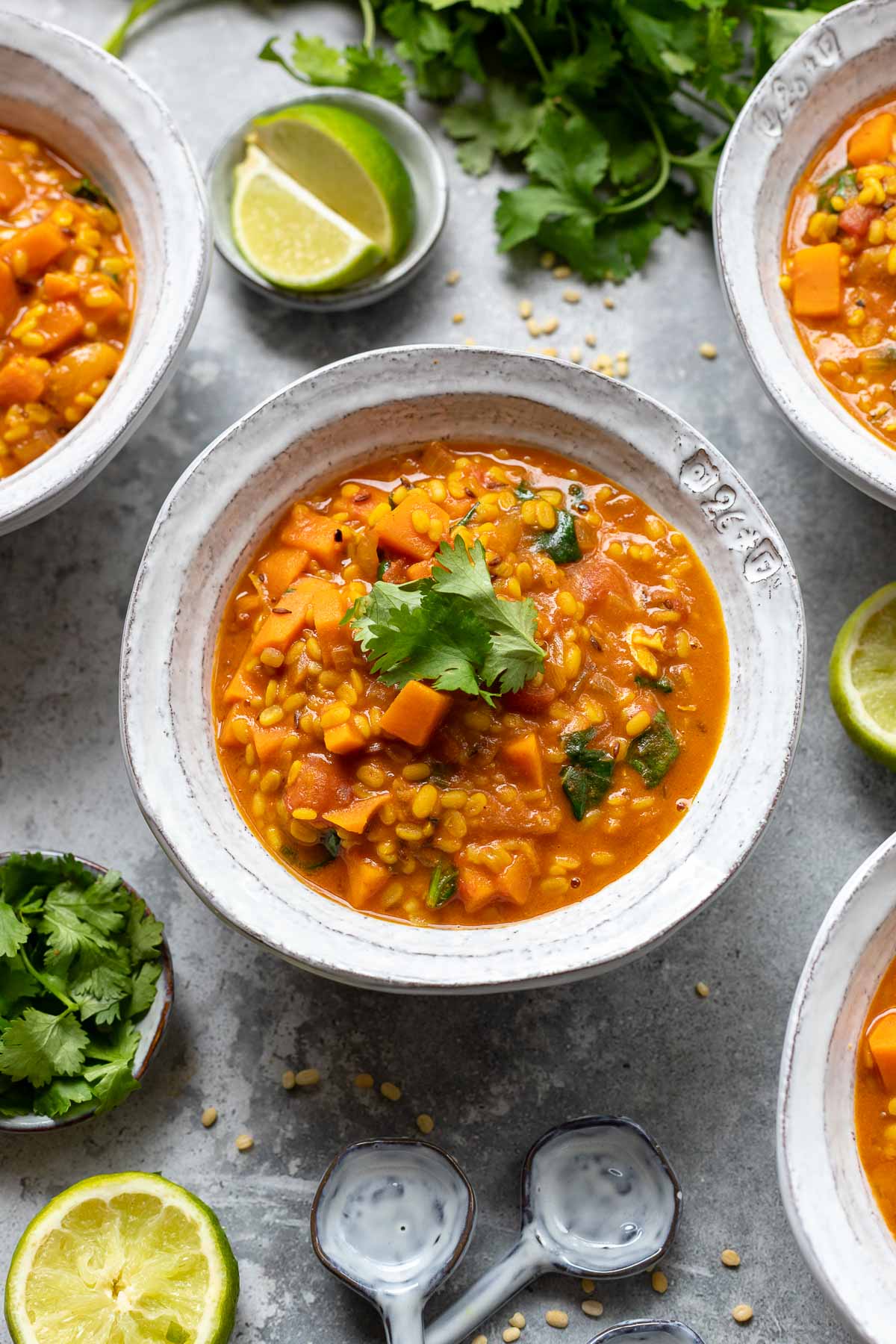 Moong Dal with Sweet Potato & Coconut
