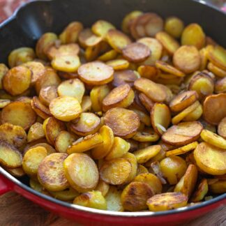 Bratkartoffeln aus gekochten Kartoffeln