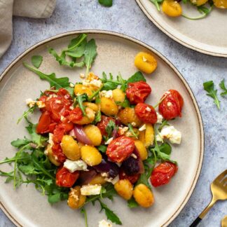 Ofen Gnocchi mit Tomaten und Feta