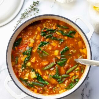 Graupensuppe mit Gemüse