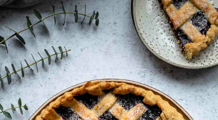 Linzer Torte (Einfache Torte mit Marmelade) Rezept ohne Nüsse