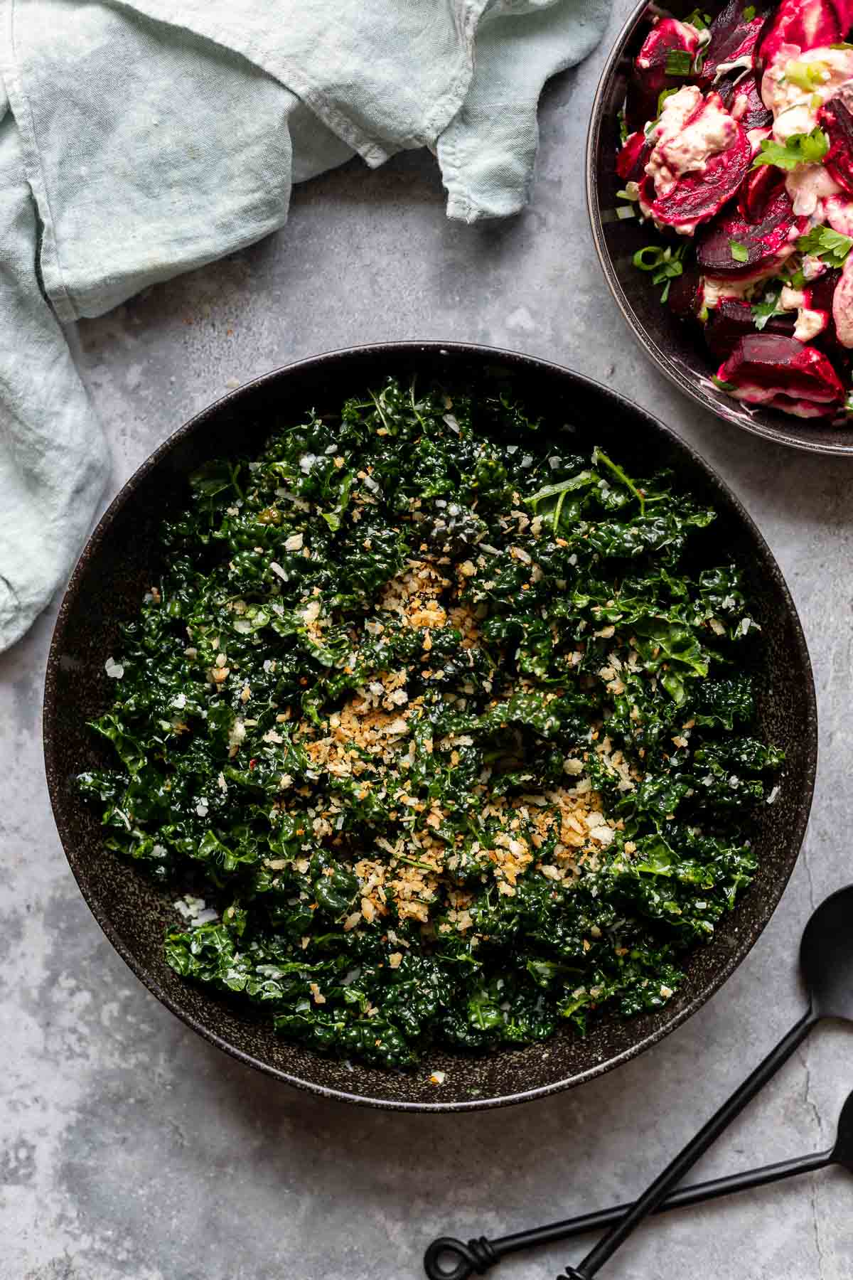 Einfacher Schwarzkohl-Salat