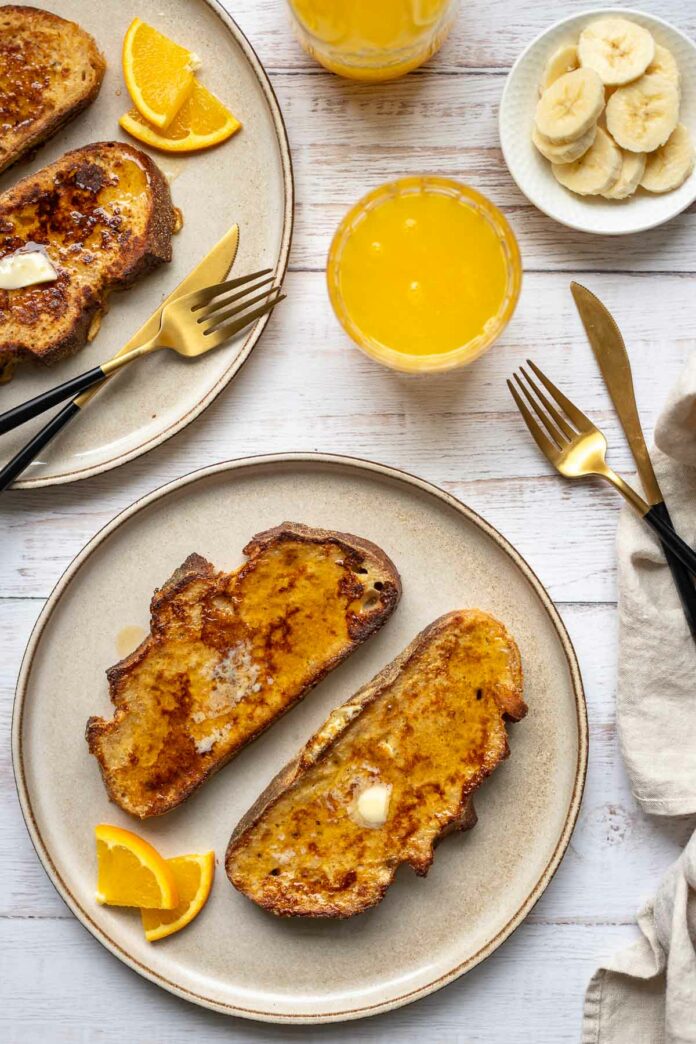 French Toast Rezept - Einfach und schnell, ohne Zucker