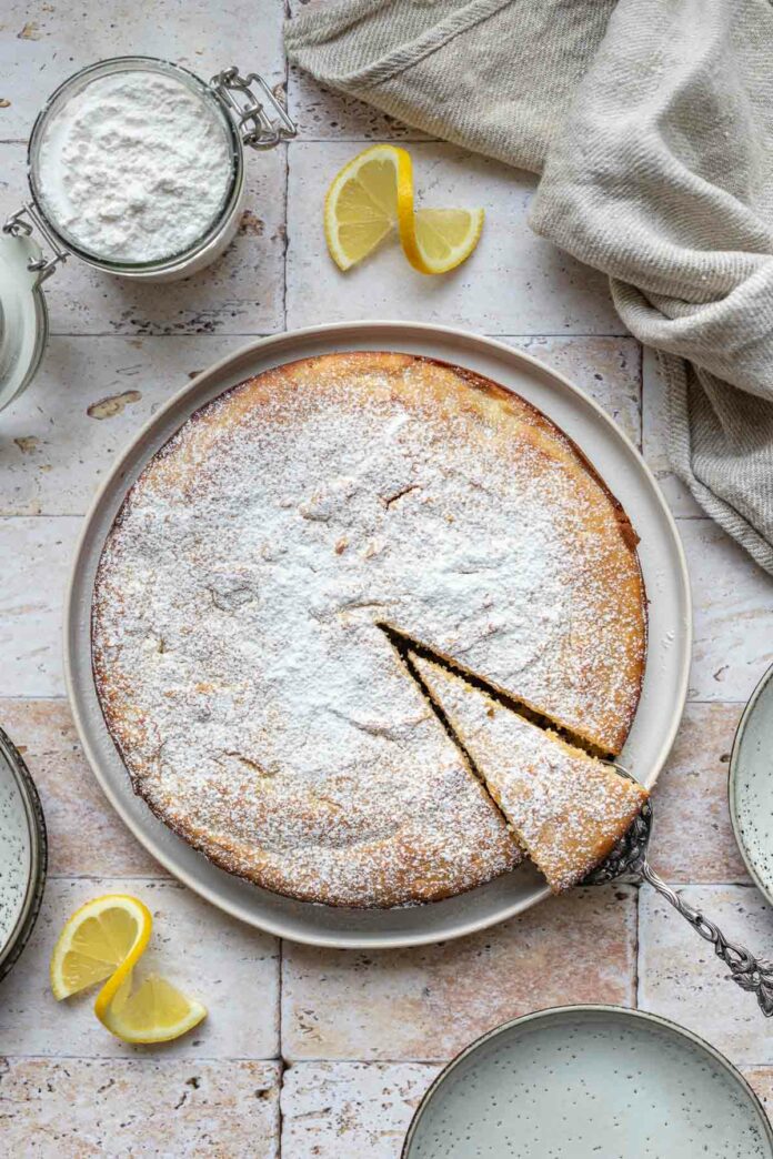 Zitronenkuchen mit Ricotta