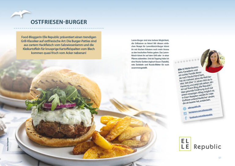Ostfriesen-Liebe Magazin und Elle's Ostfriesen-Burger
