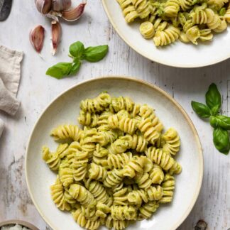 Pasta mit Dicke Bohnen Pesto