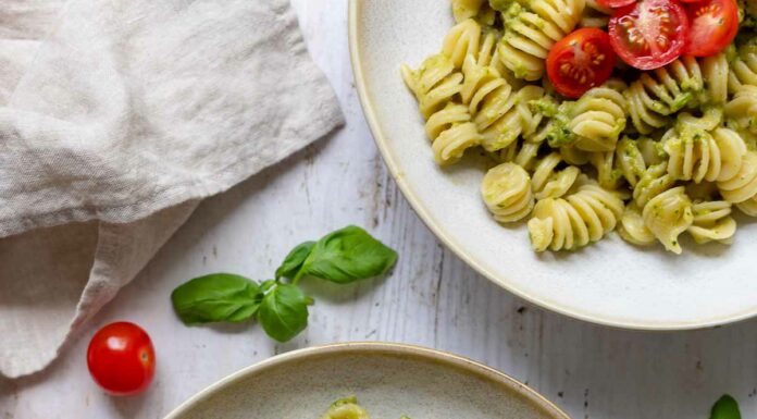 Pasta mit Dicke Bohnen Pesto