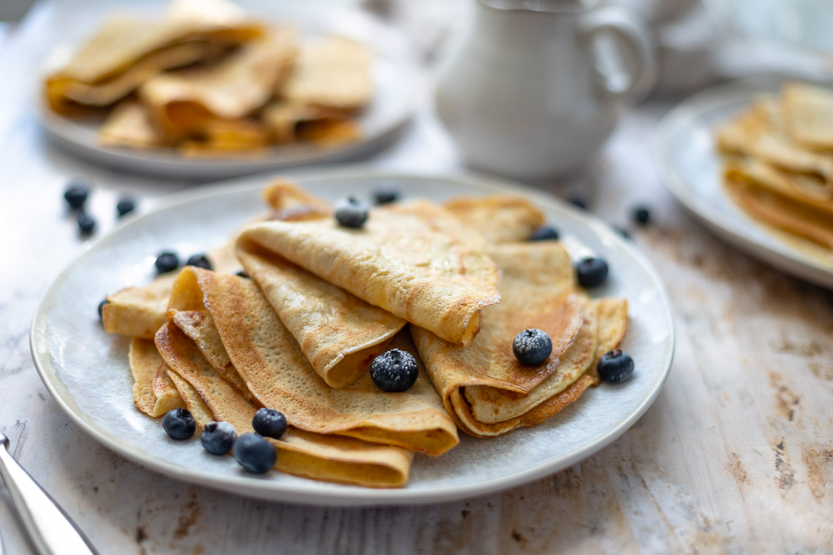 Original Crêpes Rezept (französische Pfannkuchen)