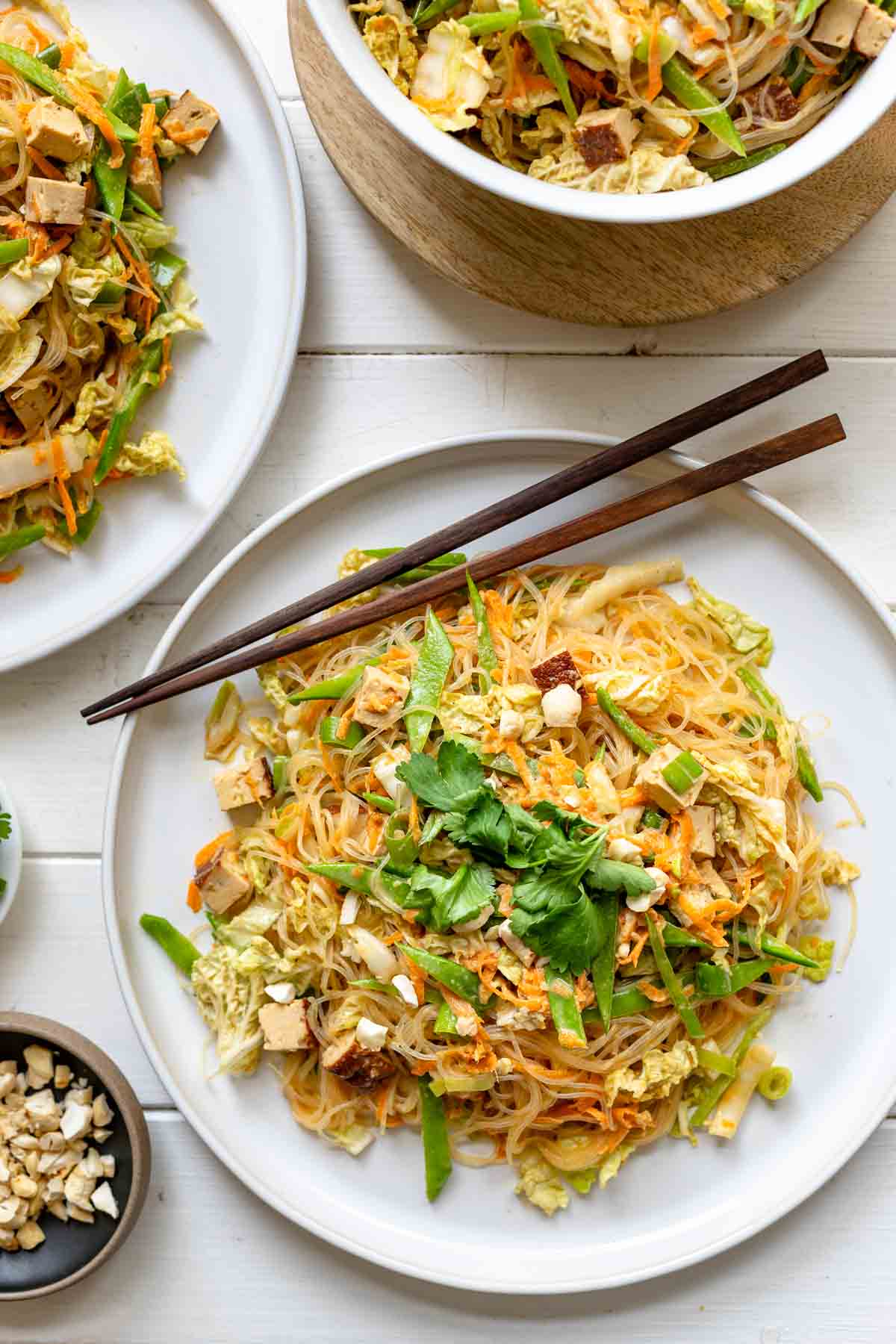 Asian Glass Noodle Salad (vegan) 