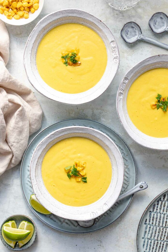 Maissuppe mit Kokos, Ingwer, Limette Rezept