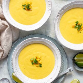 Maissuppe mit Kokos, Ingwer, Limette Rezept