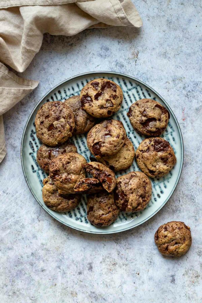 Schoko-Tahini-Kekse glutenfrei Cookie Rezept