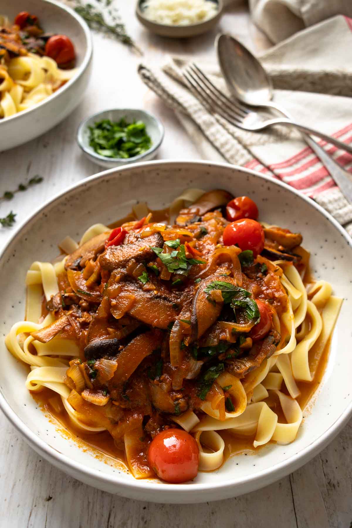 Mushroom Ragù with Mixed Mushrooms