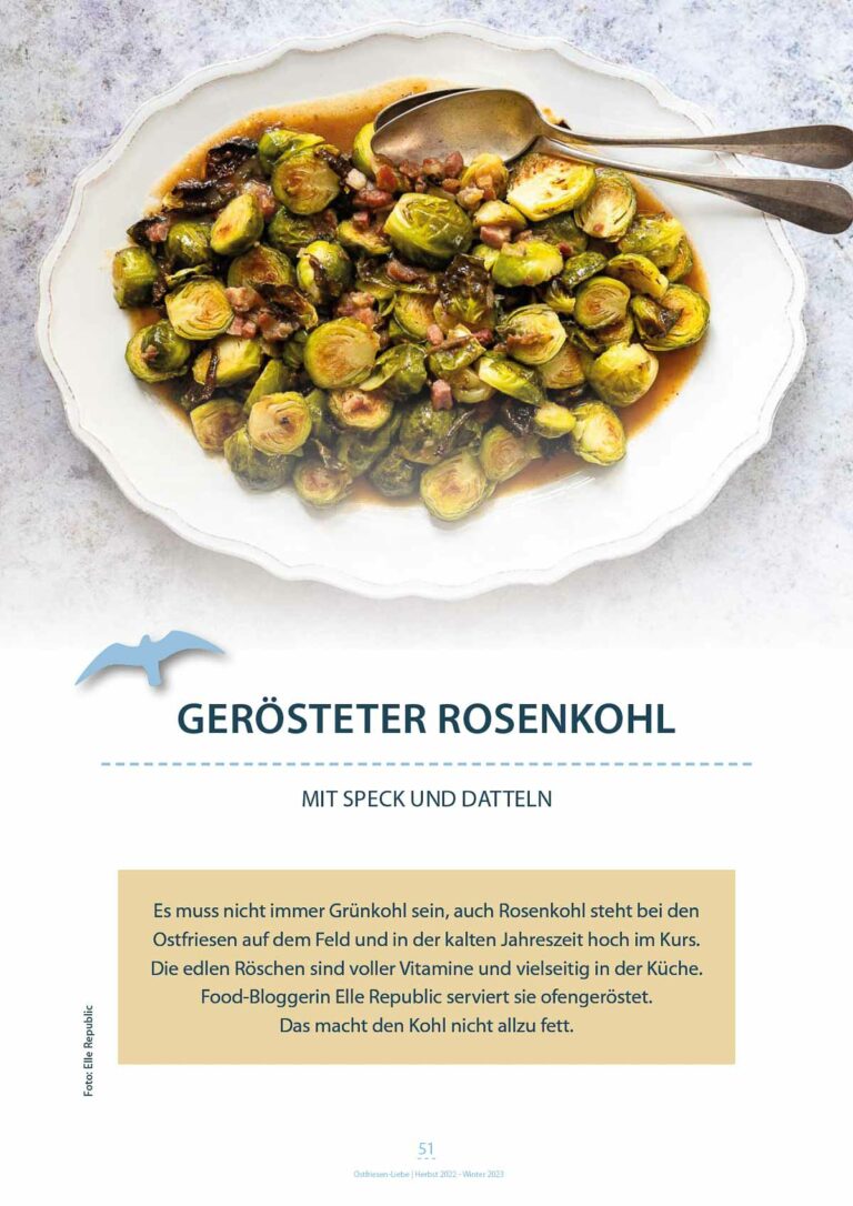 Rosenkohl mit Speck und Datteln