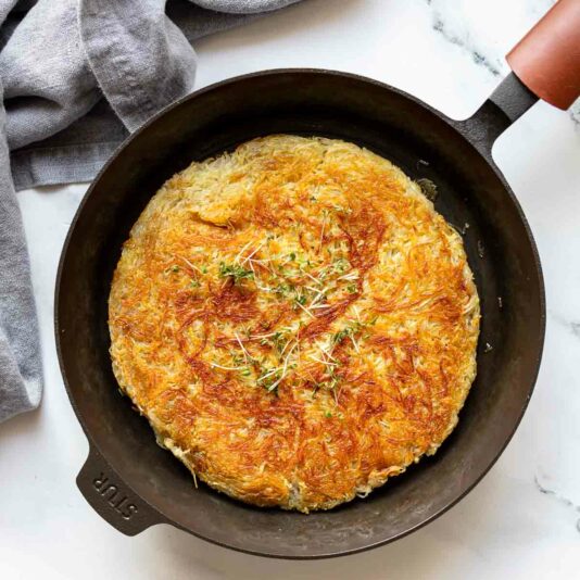 Swiss Rösti (Swiss Potato Cake) | Recipe | Elle Republic