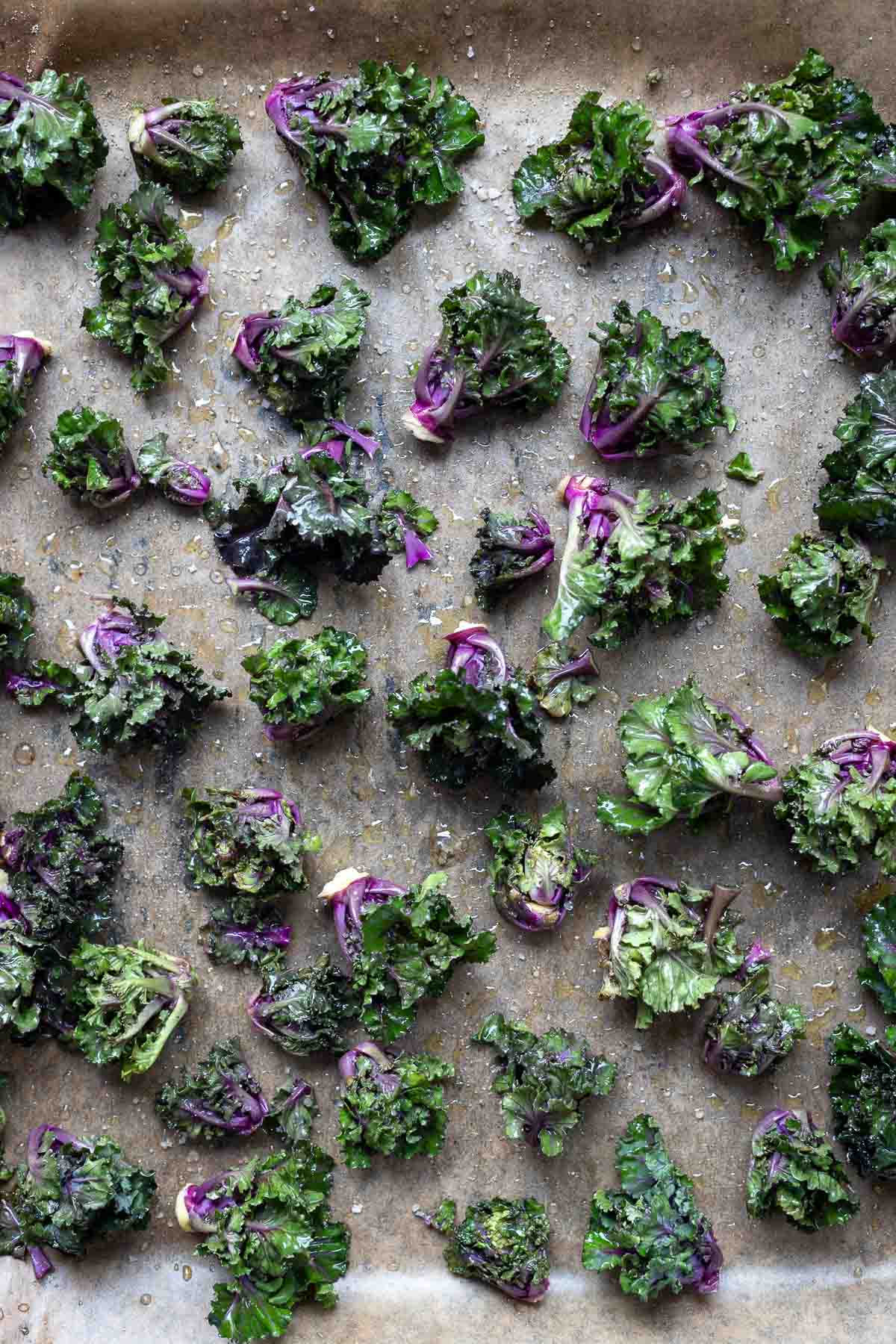 Flower Sprouts (Kalettes) auf ein Blech