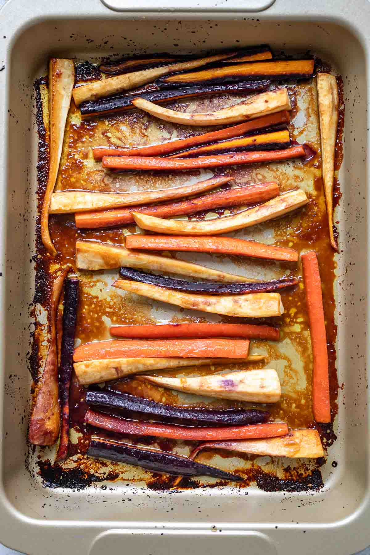 Miso Roasted Carrots and Parsnips 
