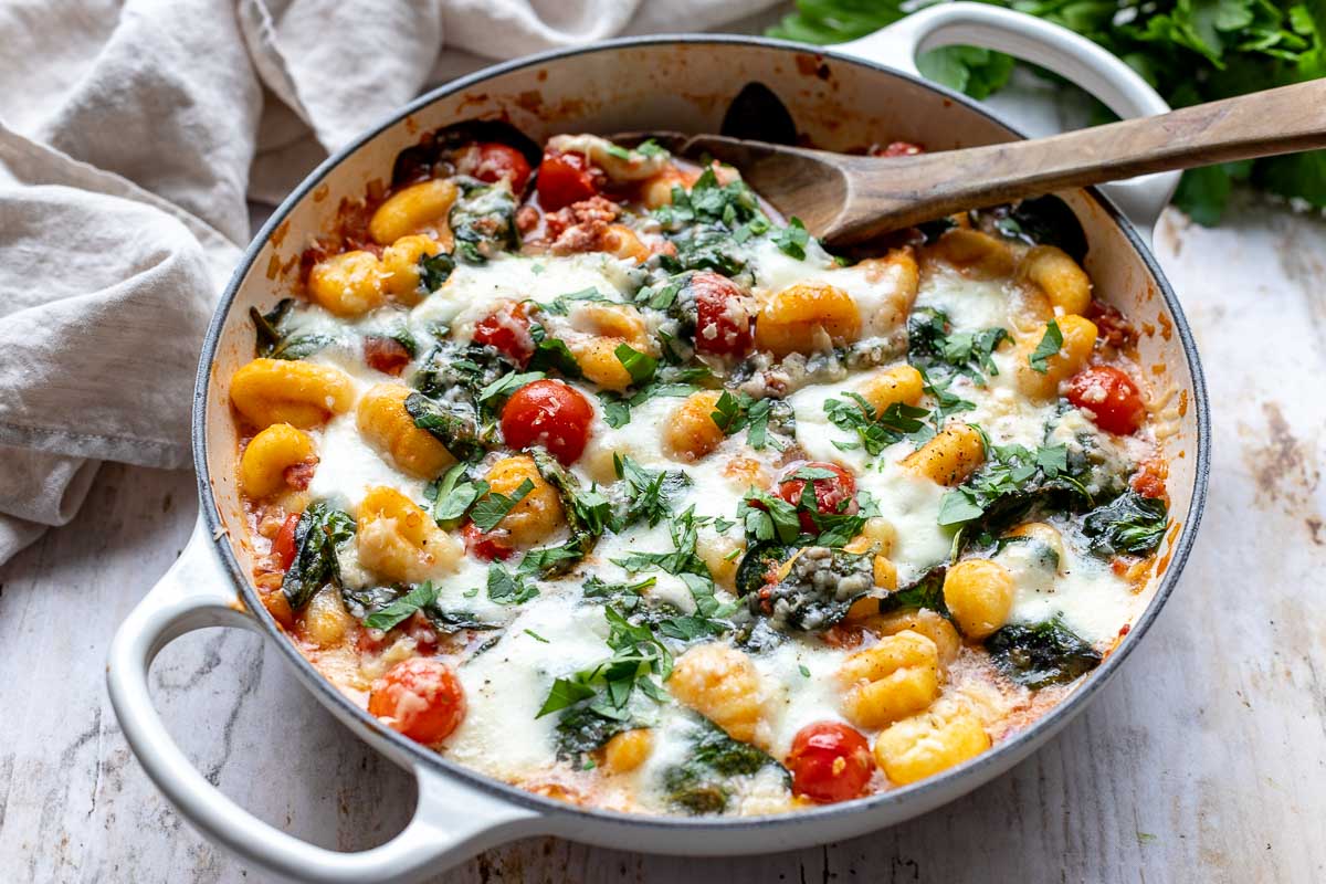 Baked Gnocchi with Tomato and Salsiccia | Recipe | Elle Republic