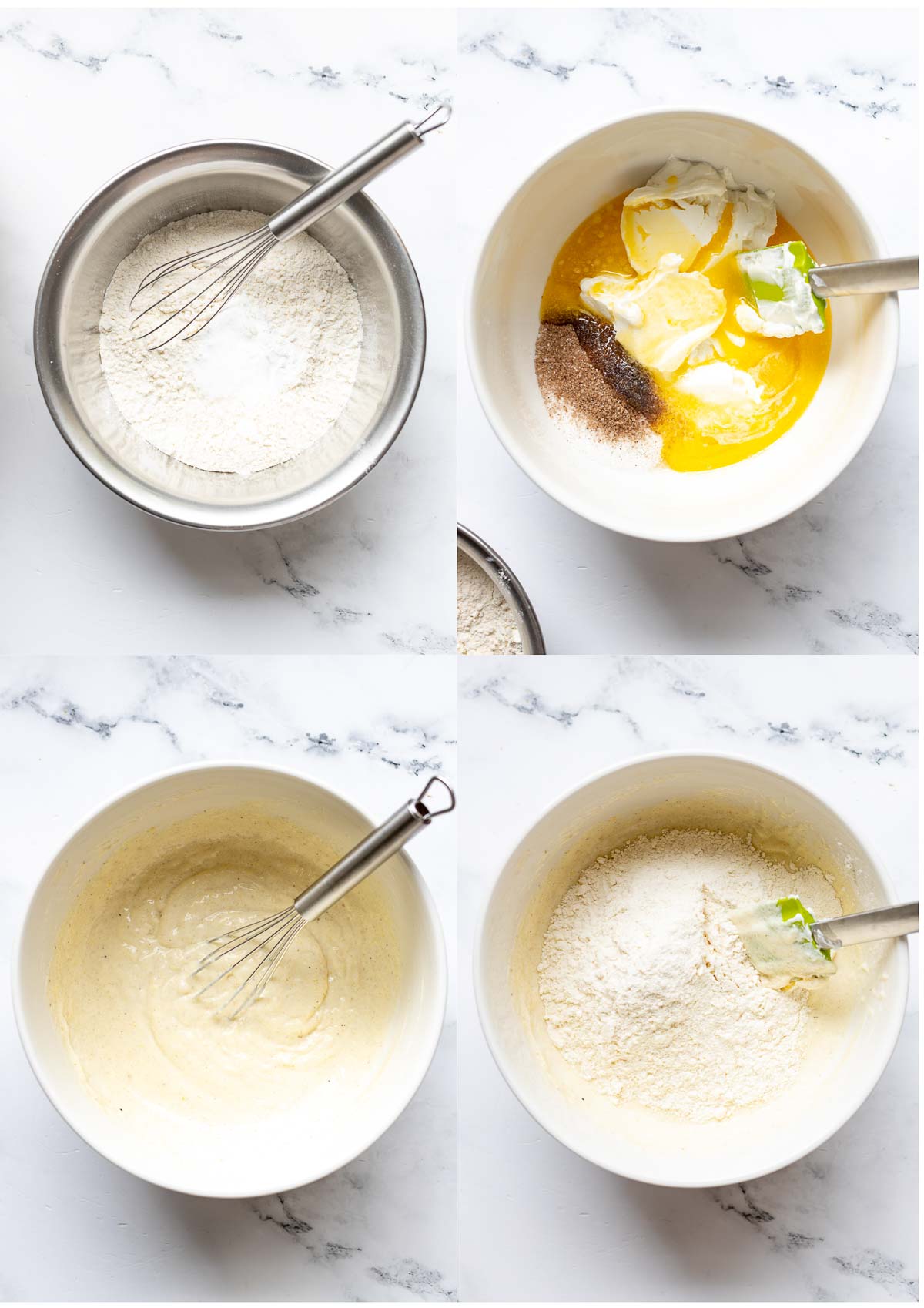 Vorbereitungsschritte für Joghurtkuchen Rezept