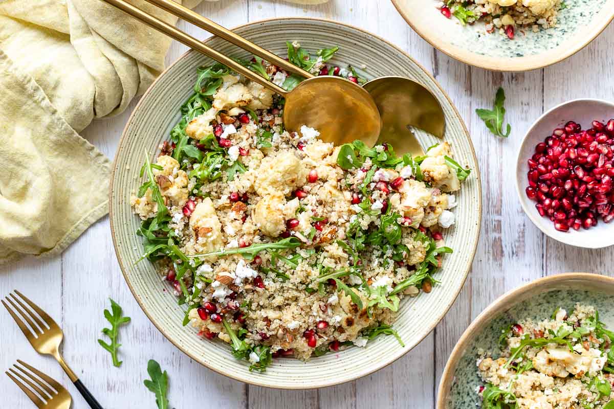 Blumenkohl-Quinoa-Salat