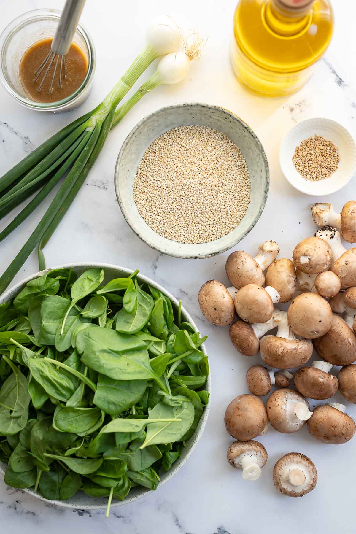 Quinoa Salad ingredients