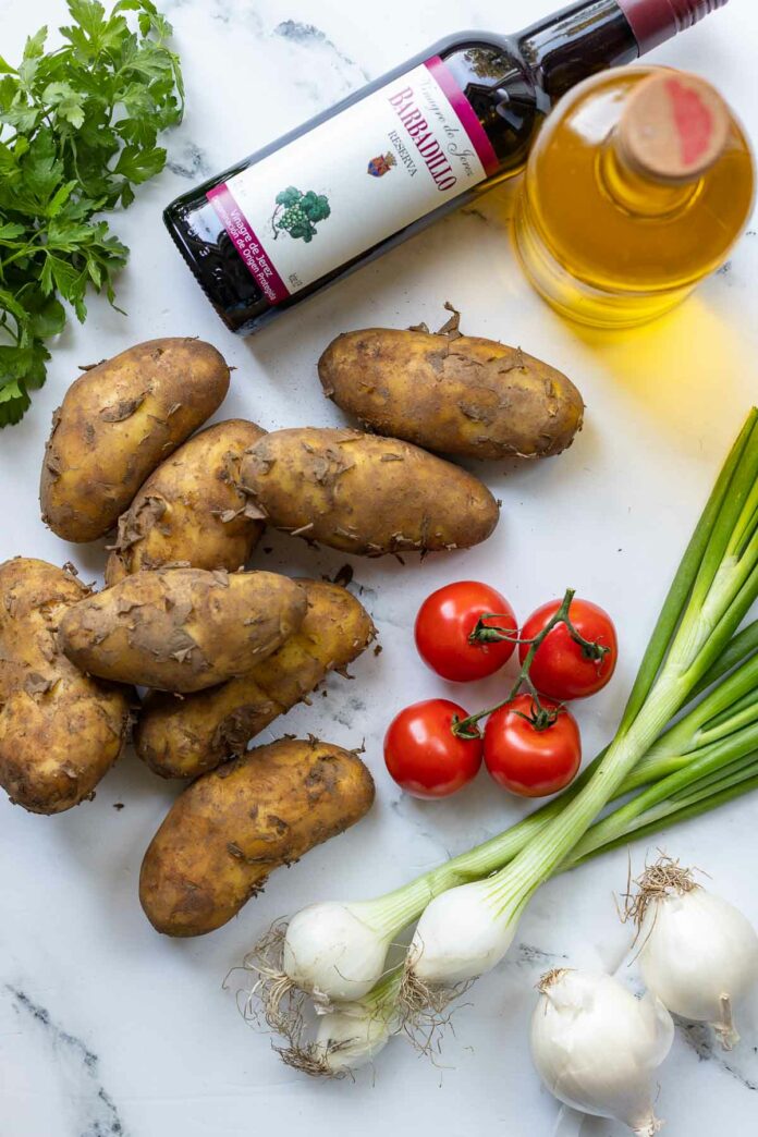 Spanischer Kartoffelsalat (Patatas Aliñadas) | Rezept| Elle Republic