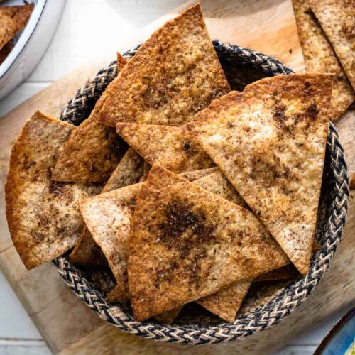 Baked Tortilla Chips with Za’atar Recipe Elle Republic