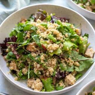 Quinoa Salat asiatische Art