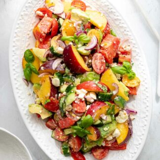 Tomaten-Nektarinen-Salat Rezept - Perfekt zum Grillen