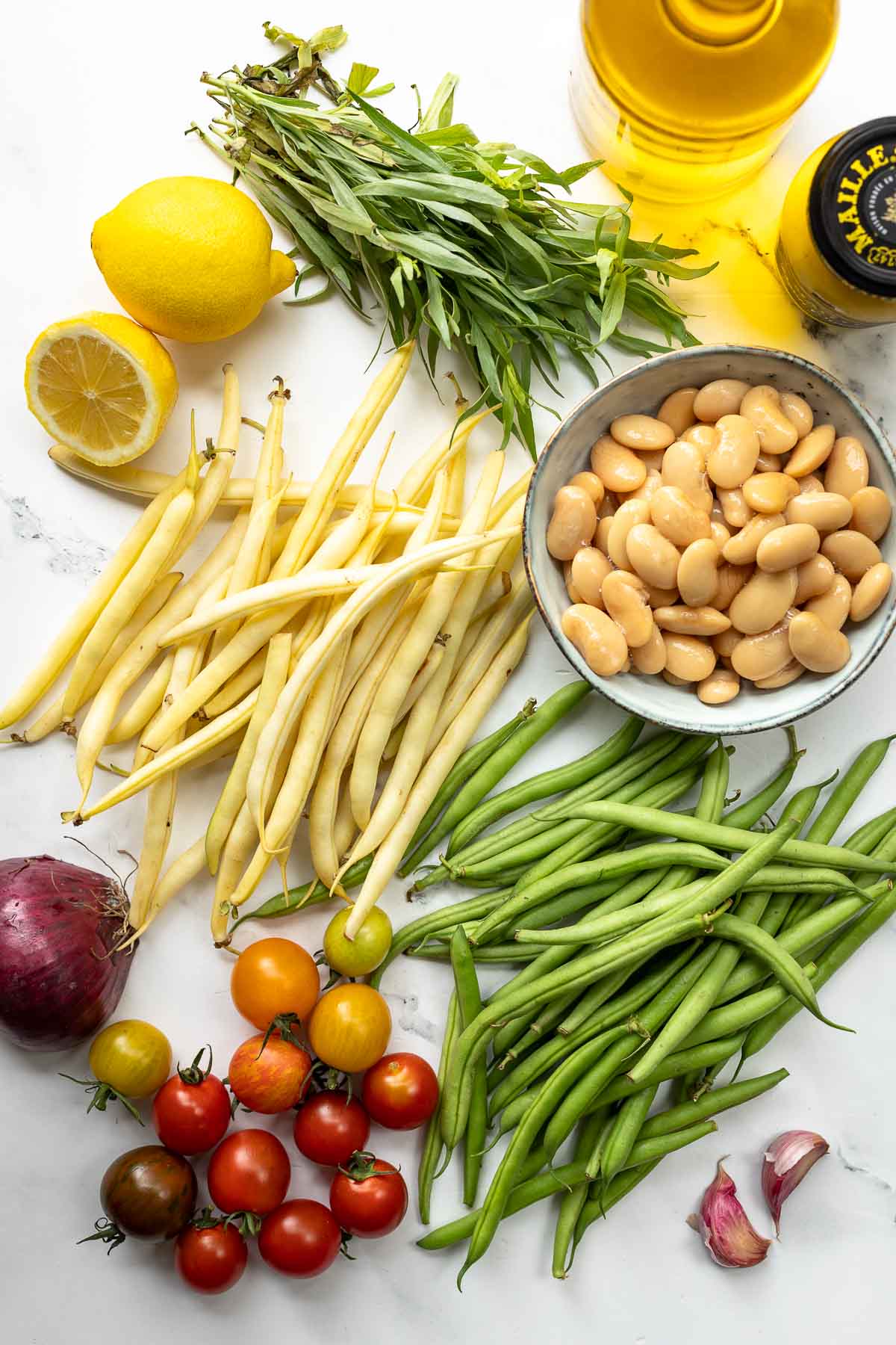 Zutaten für Bohnensalat Rezept