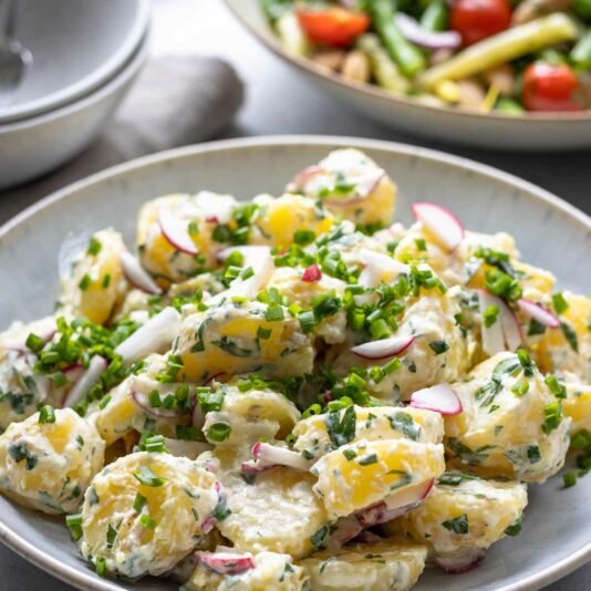 Creamy Horseradish Potato Salad Recipe Elle Republic