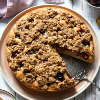 Streuselkuchen mit Zwetschgen rezept