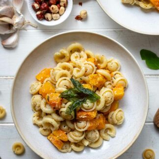 Butternut Squash Pasta With Hazelnut-Pesto