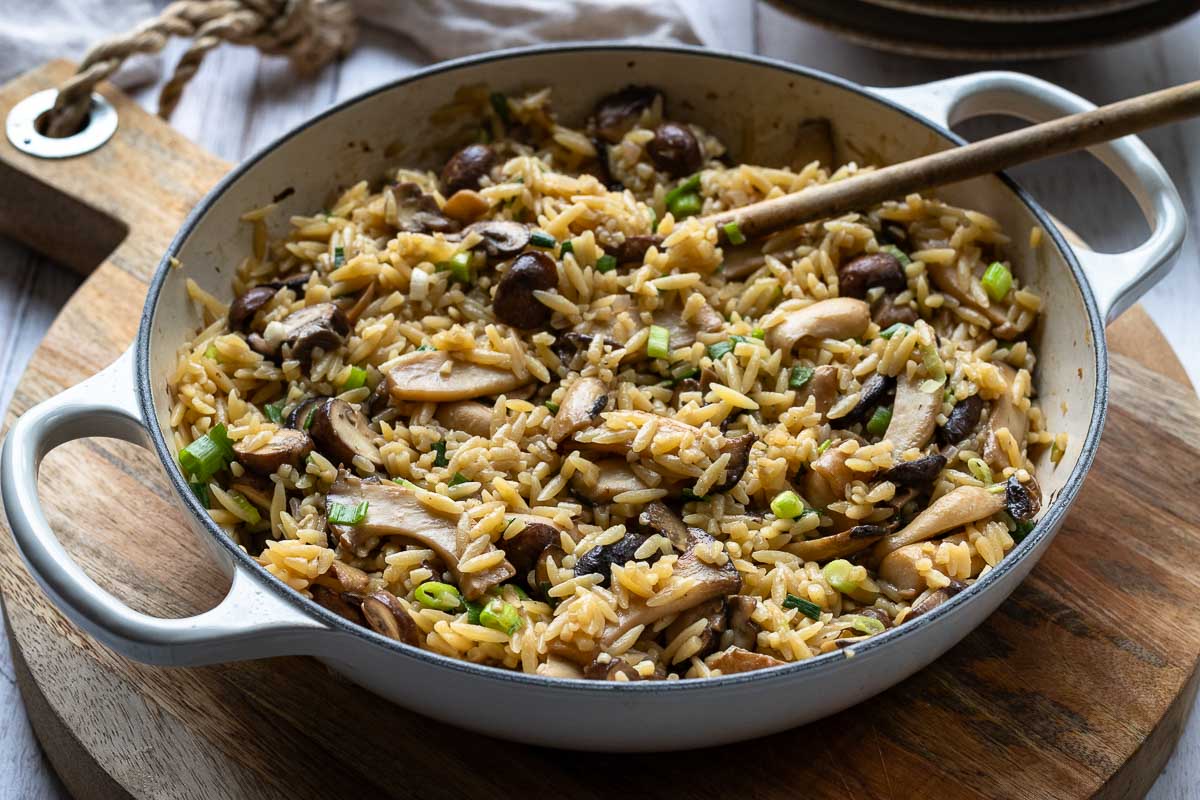 Orzo-NudelPfanne