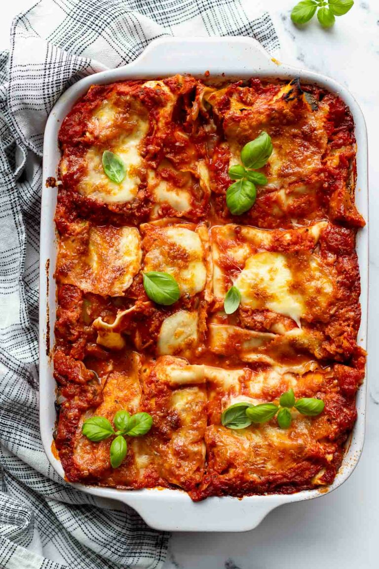 Einfache Gemüselasagne Rezept