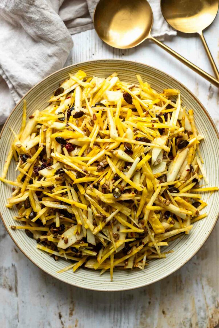 Zutaten für Gelbe Bete und Apfel Salat