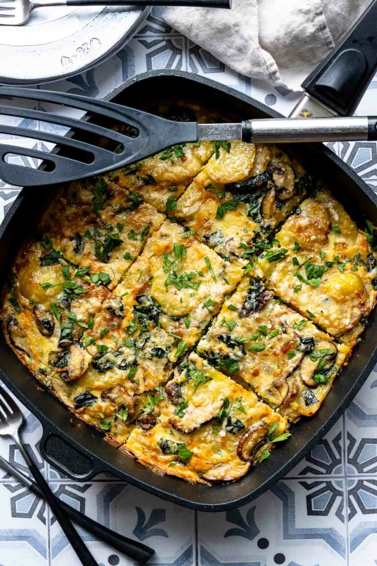 Pilz-Kartoffel-Tortilla Rezept