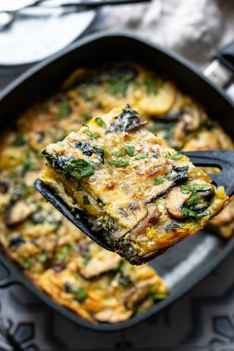 Pilz-Kartoffel-Tortilla | Rezept | Elle Republic