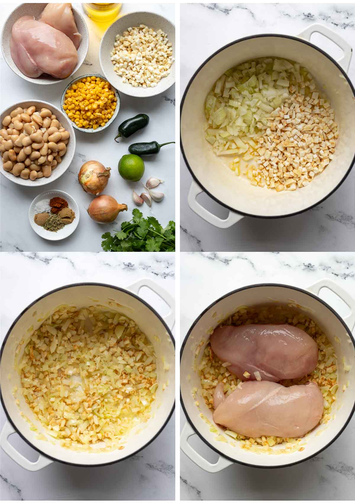 Chicken Chili preparation step 1