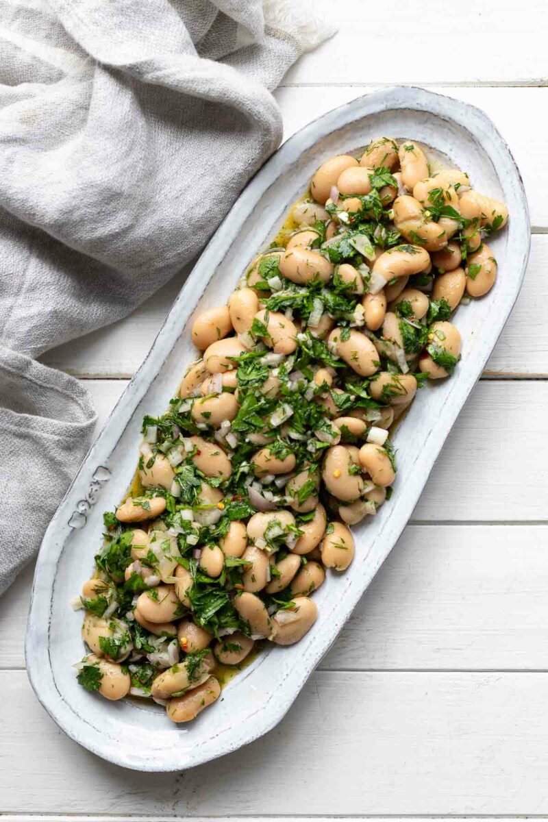 Bohnensalat mit frischen Kräutern | Rezept | Elle Republic