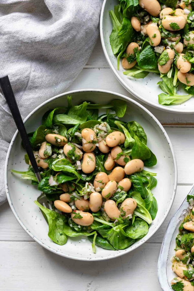 Bohnensalat mit Kräutern