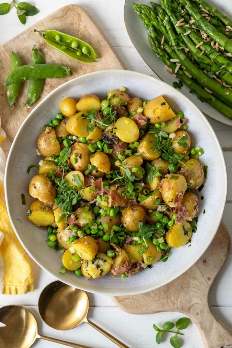 Kartoffelsalat mit Erbsen Rezept
