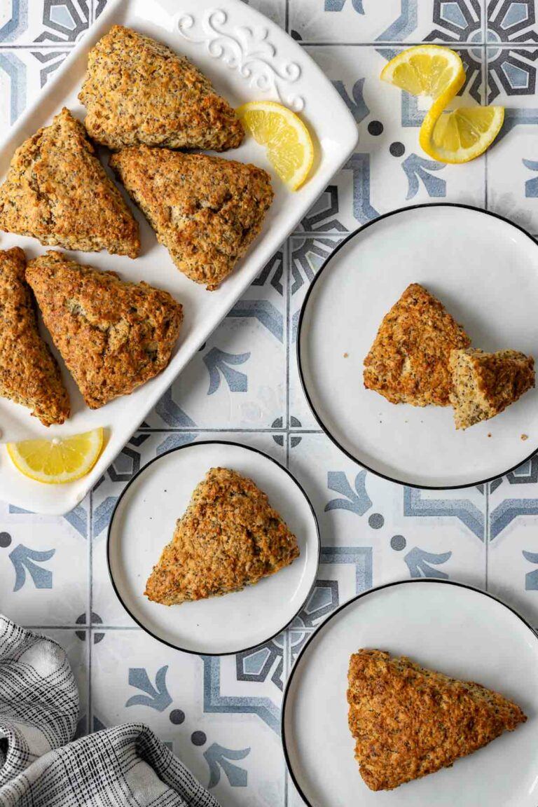 Zitronen-Mohn-Scones Rezept