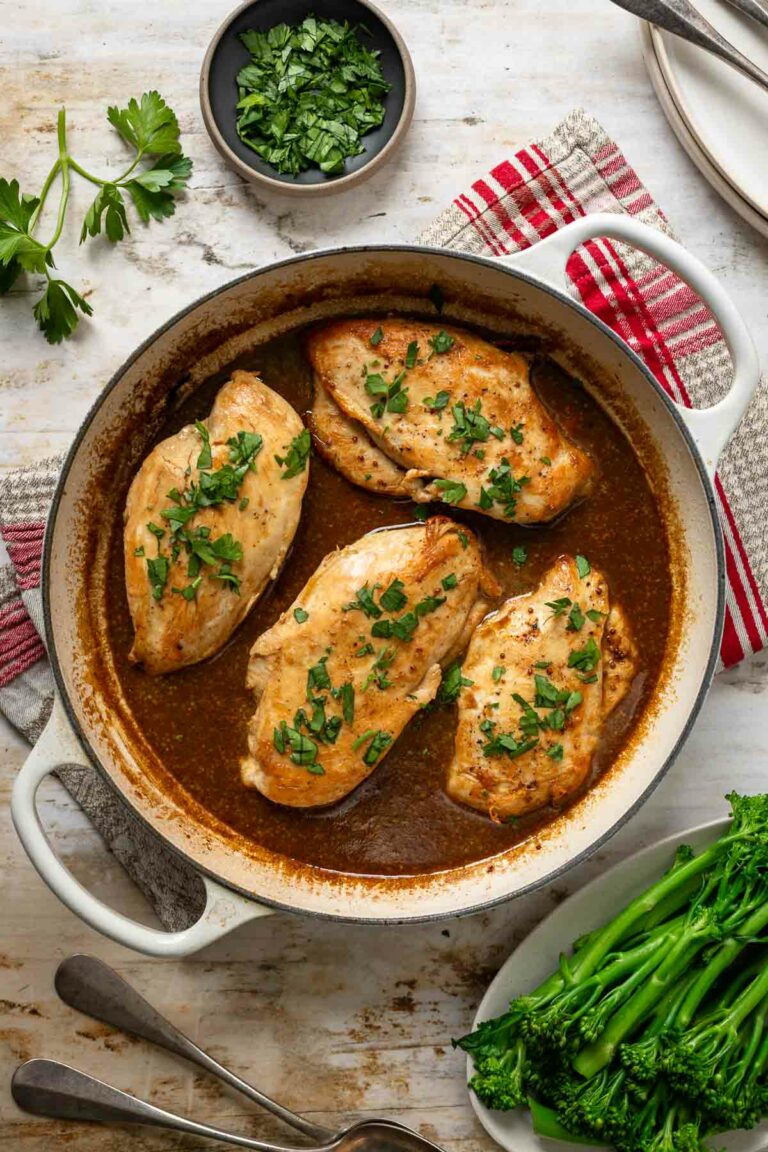 Schnelles Senf-Hähnchen – Einfaches Rezept (30 Minuten)