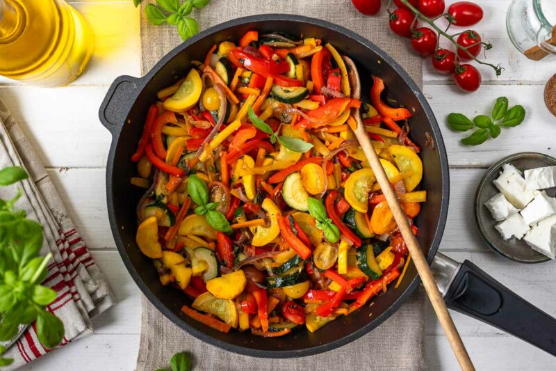 Mediterranean sautéed vegetables recipe