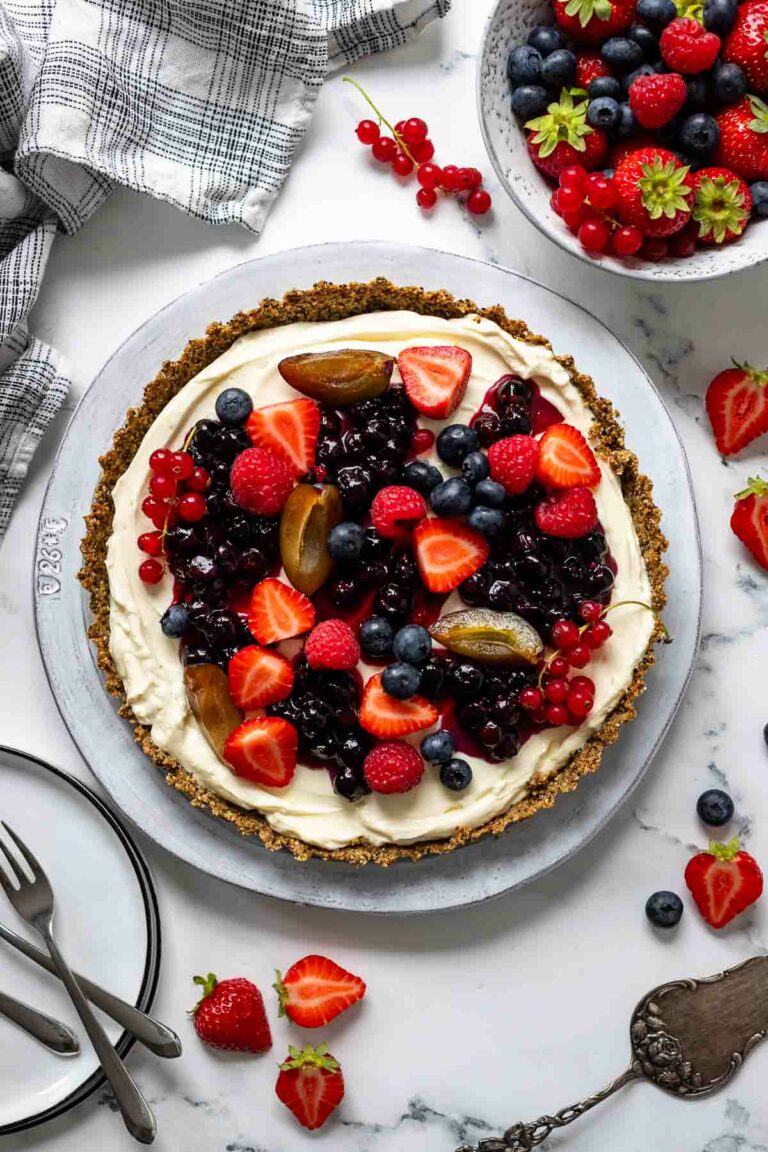 Cremiger Käsekuchen ohne Backen